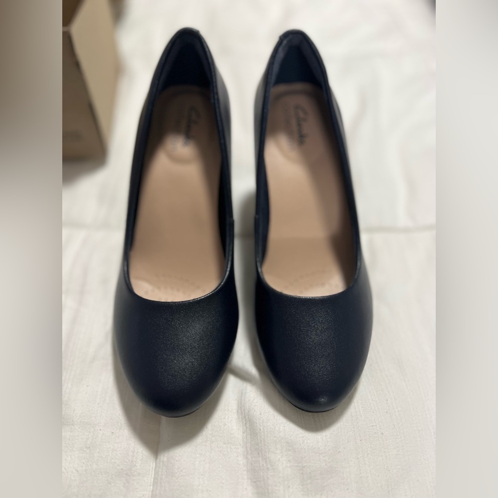 New Clark’s in navy blue